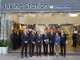The top management of Shun Hing Group and Panasonic Corporation took a group photo at the shop front. (From left to right) Mr Masunori Kobayakawa, Head of Business Unit of Panasonic Eco Solutions Company, Mr Tetsuro Shikata, Executive Officer of Panasonic Eco Solutions Company, Mr David Mong, Vice Chairman of Shun Hing Group, Mr Hitoshi Noda, Consul General of Japan in Hong Kong, Mr Hidetoshi Osawa, Managing Executive Officer of Panasonic Corporation, Ms Cynthia Mong, Director of Shun Hing Electronic Trading Co., Ltd., Mr Akihiro Yamamoto, Member of the Board of Panasonic Corporation of China.